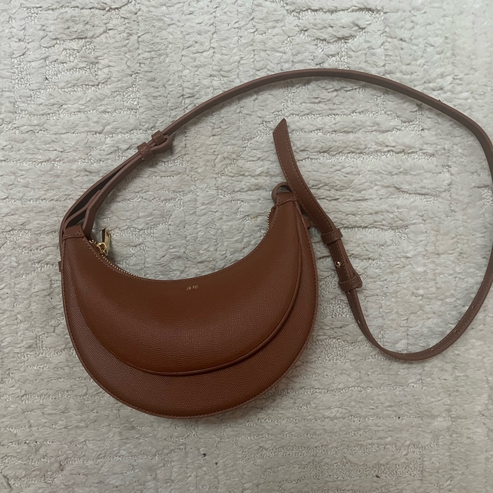 Brown Leather Crossbody Bag